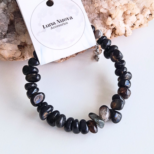 Producto - Pulsera escallas Ágata Negra