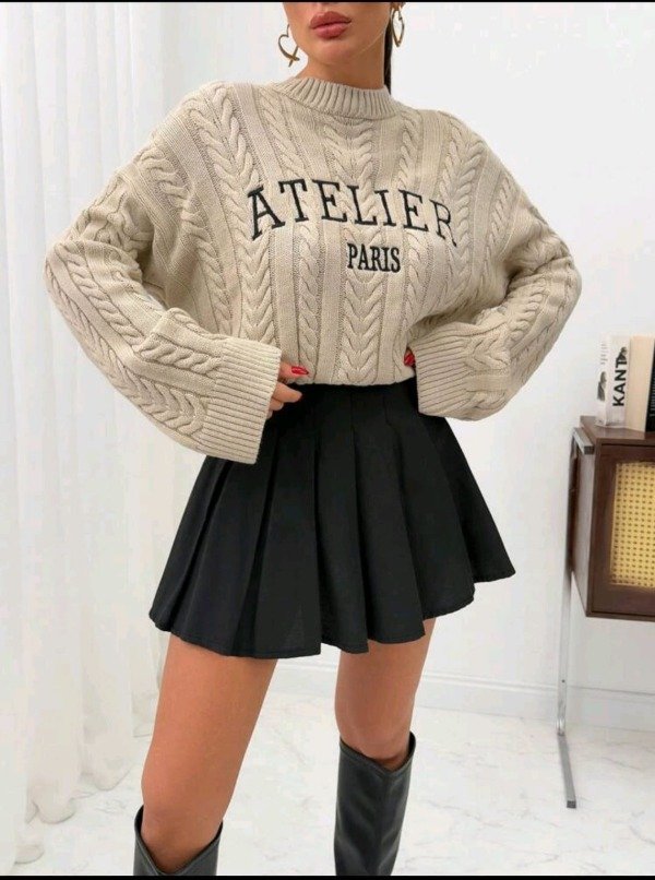 Producto - Sweater Atelier Paris Trenzado