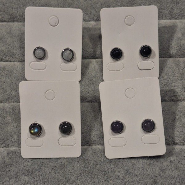 Producto - Aritos Piedra Cabuchon