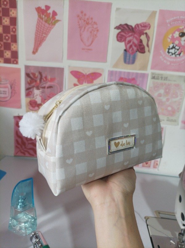 Producto - Neceser media luna corazoncitos