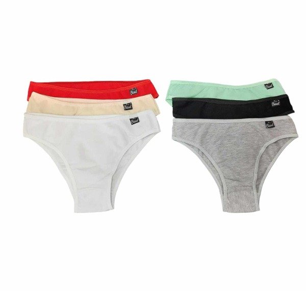 Producto - 24V - Bombacha Vedetina juvenil Algodón x3