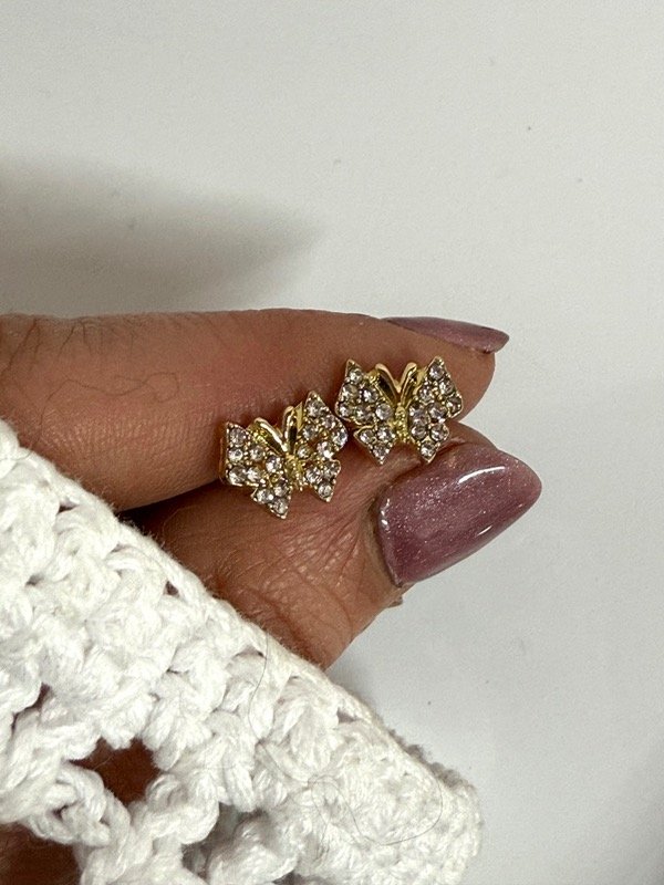 Producto - AD450 Aros mariposa con strass