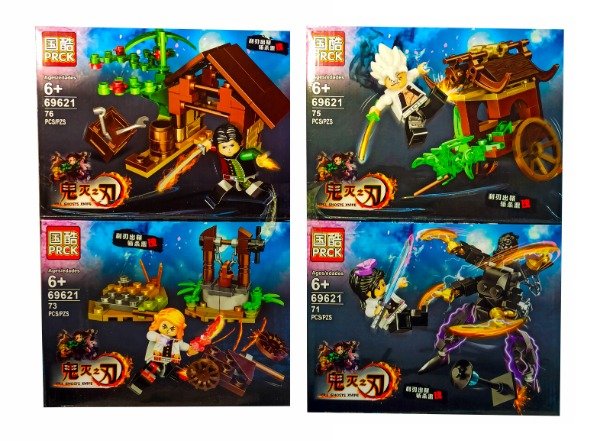 Producto - Simil Lego PRCK69621 x4 Demon Slayer , todos los de la fotos, set raro
