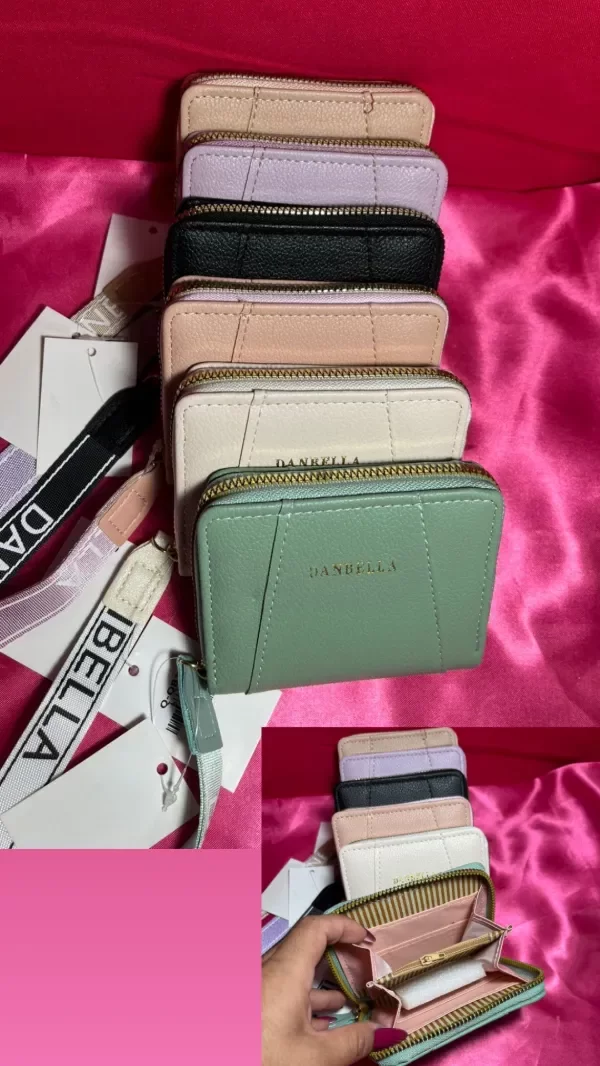 Producto - billetera cuadrada un cierre dan bella qb102