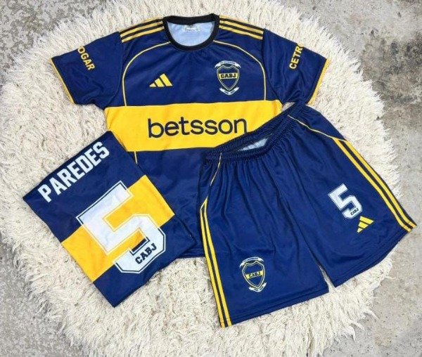 Producto - CONJUNTO - BOCA JUNIORS 2025/26 TITULAR (NIÑOS)
