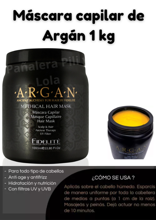 Producto - Máscara capilar de Argán 1 kg