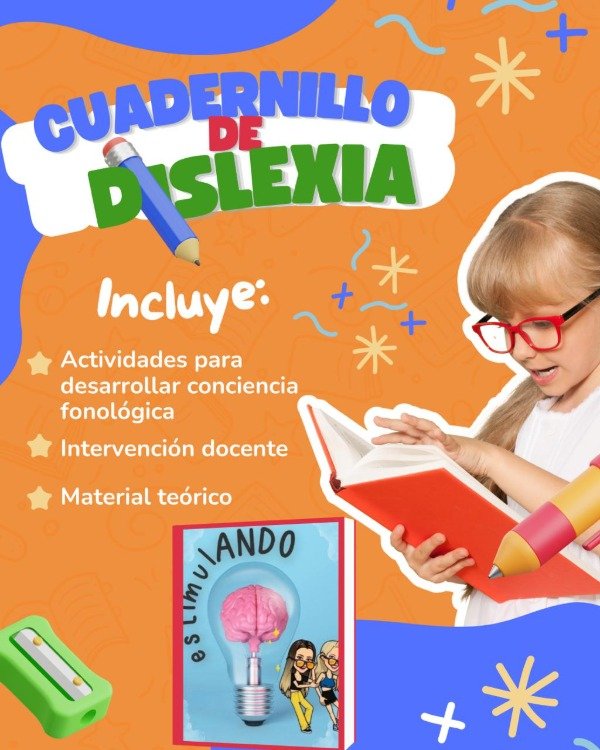 Producto - CUADERNILLO. DISLEXIA. estimulANDO