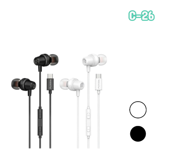 Producto - AURICULAR PUXIDA CON GOMITAS - TIPO-C