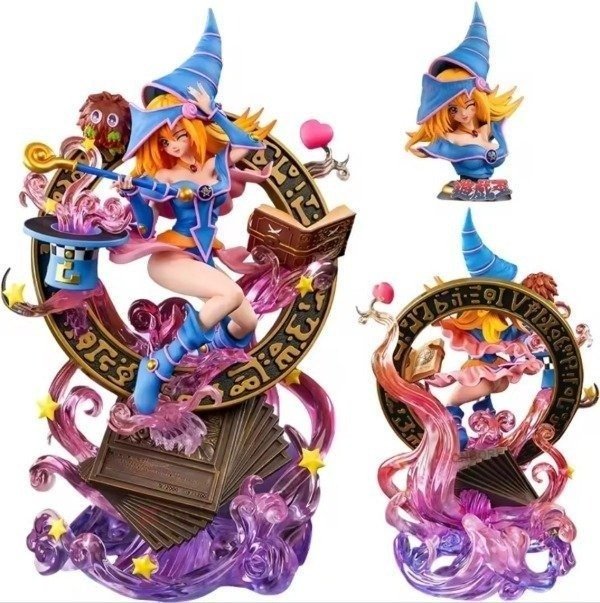 Producto - Figura tipo Diorama Maga Oscura y Kuribo - Yu Gi Oh 36cm