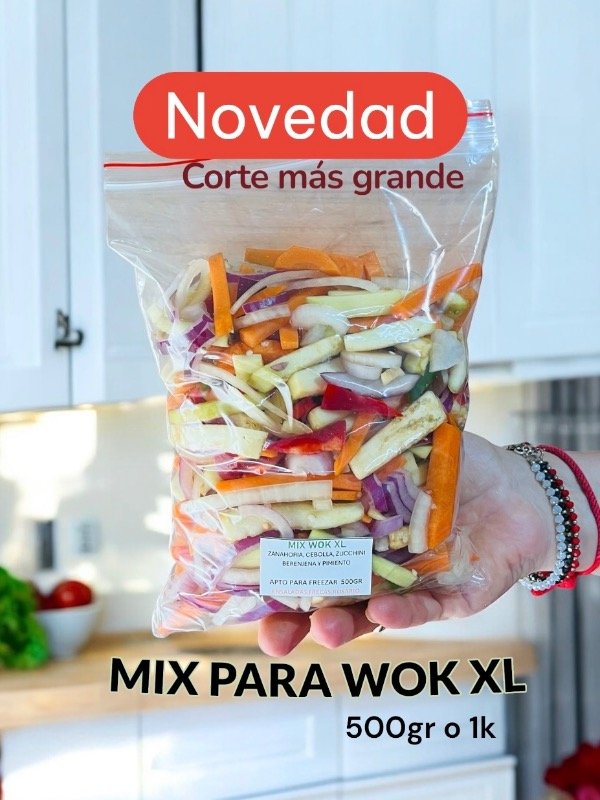 Producto - Mix para wok XL (corte más grande)