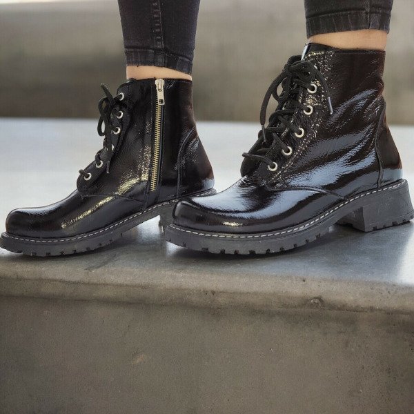 Producto - BORCEGO 170 CHAROL NEGRO