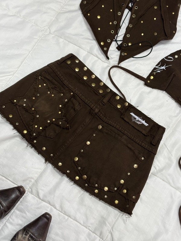 Producto - Mini Skirt - Angelic Brown - 2