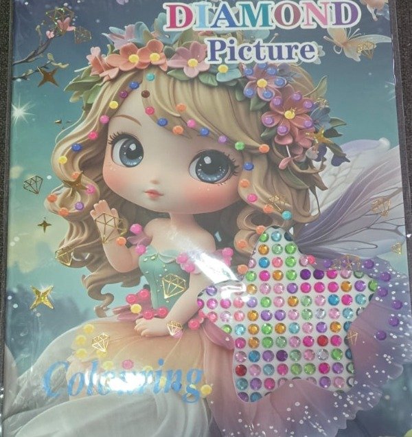 Producto - DIAMOND PAINTING CUADERNOS HADA CORONA DE FLORES