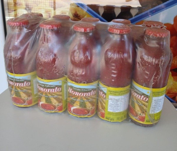 Producto - Tomate triturado(salsa) x 500 g: pak x 10 botellas