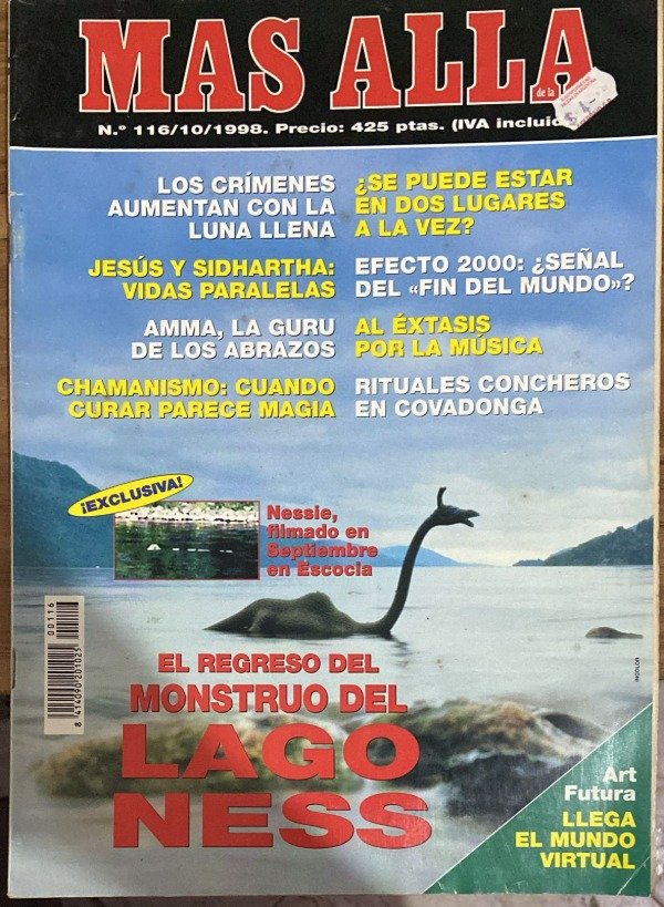 Producto - REVISTA MÁS ALLÁ NO.116 OCTUBRE 1998