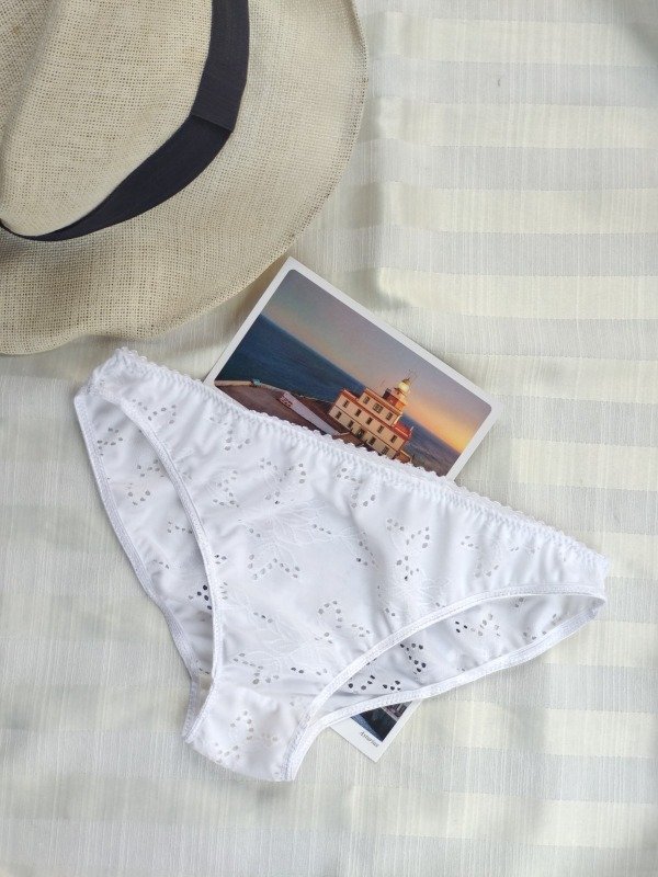 Producto - Azucena vedetina broderie blanco.
