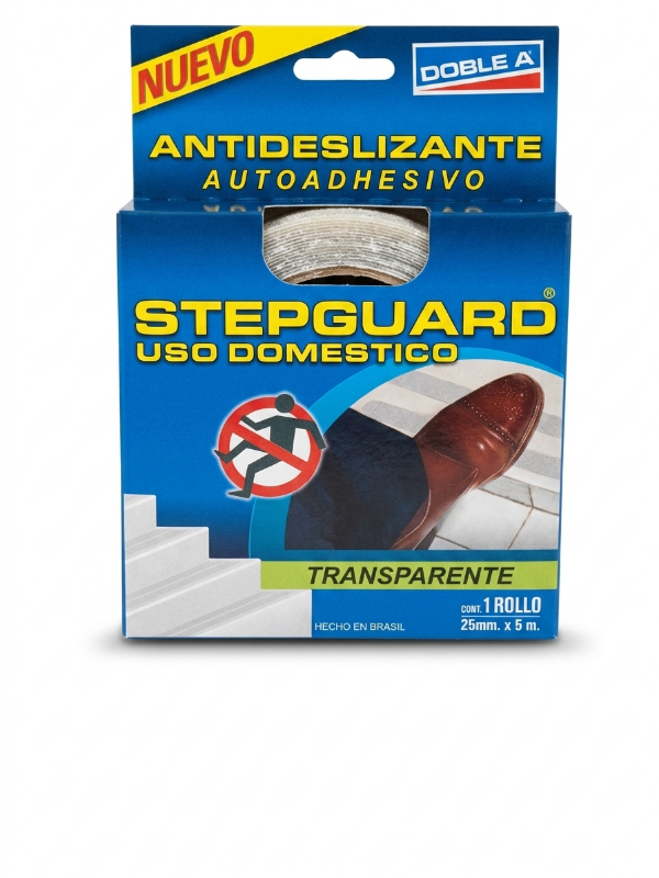 Producto - Antideslizante Transparente 25mm x 5 Mts Domestico - Doble A