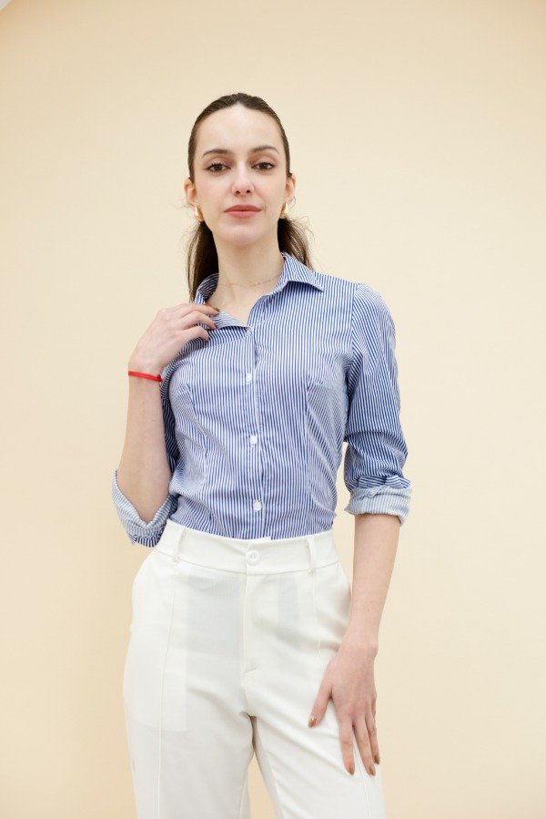 Producto - CamisaEntallada Benigna rayada - 3