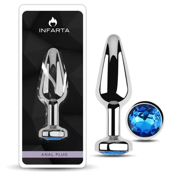 Producto - Plug de metal con gema S