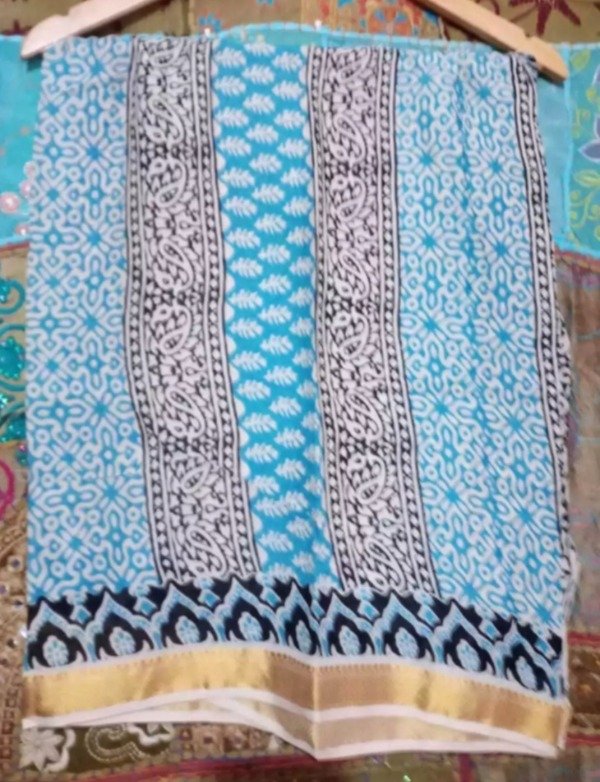 Producto - PAÑUELO TURQUESA Y GRIS