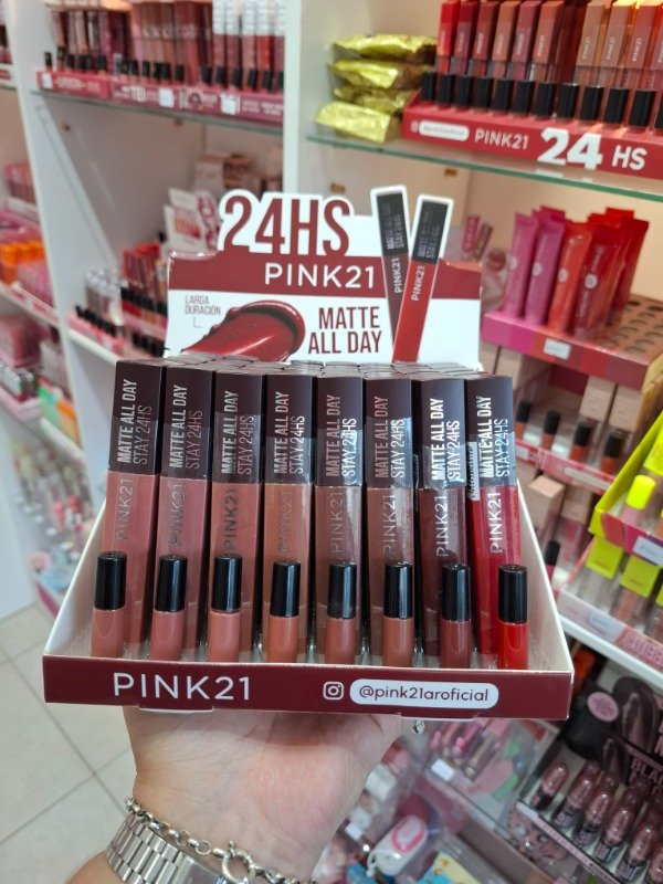 Producto - Labial líquido MATTE ALL DAY pink 21