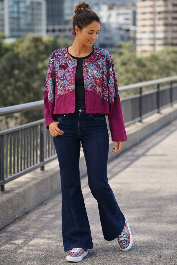 Producto - CHAQUETA GABARDINA COMBINADA - 1
