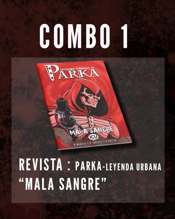 Producto - PARKA "Leyenda urbana 1 - Mala Sangre"