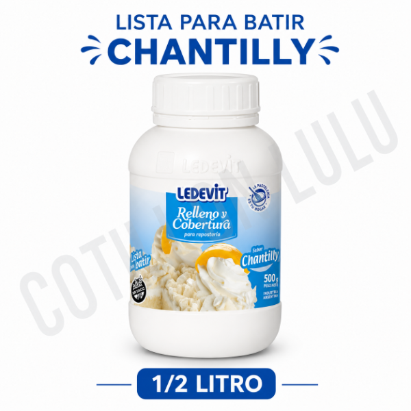 Producto - CREMA RELLENO Y COBERTURA CHANTILLY LEDEVIT 500g