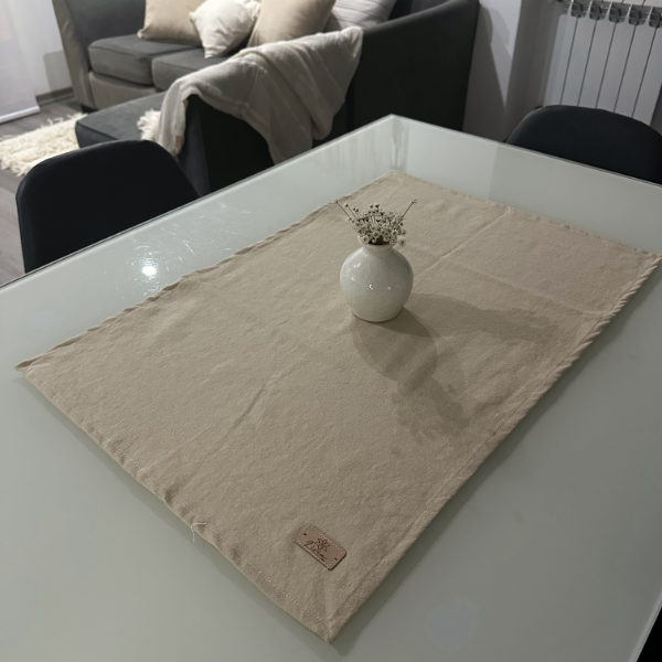 Producto - Mantel Matero liso arena - 0