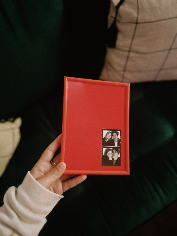 Producto - Cuadro rojo strip 18x13cm