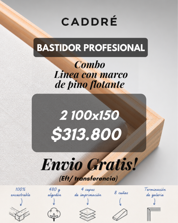 Producto - Combo 10 marco de pino desmontable - 0