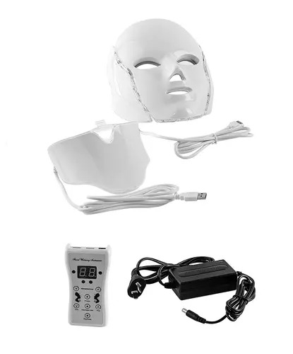 Producto - Mascara facial led -terapia fotodionmica -antiacon/rejuvenecimiento -192 luces - - 6