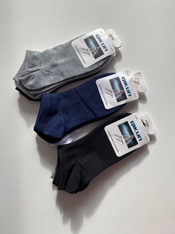 Producto - Medias soquetes hombre X3 COD 3337