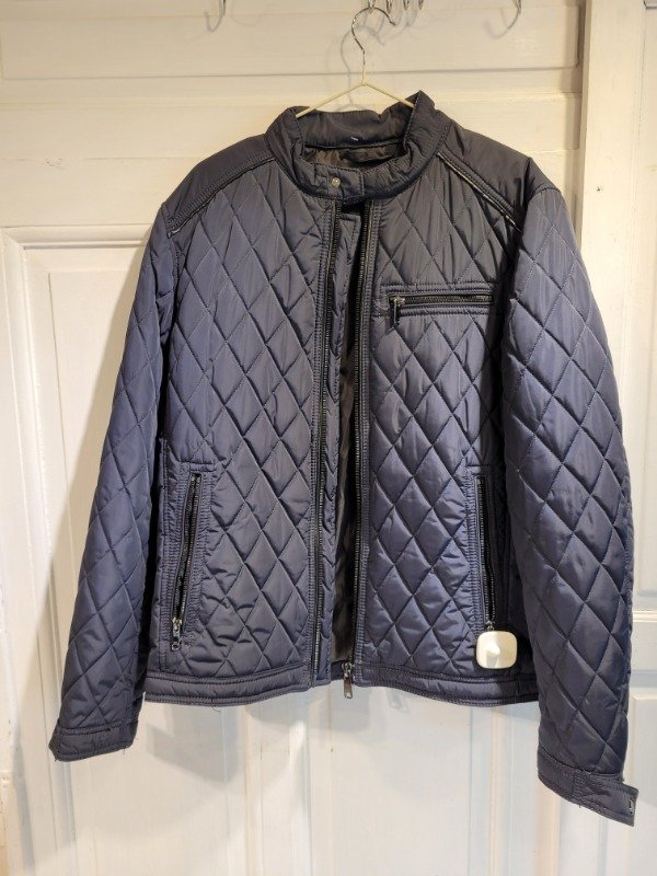 Producto - Campera.ZARA azul de pluma - Talle L- PRECIO: 90X
