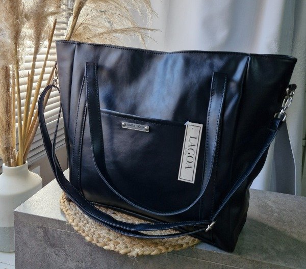 Producto - Bolso Xio negro engomado
