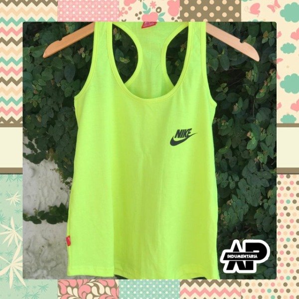Producto - Musculosa Nike amarillo fluo