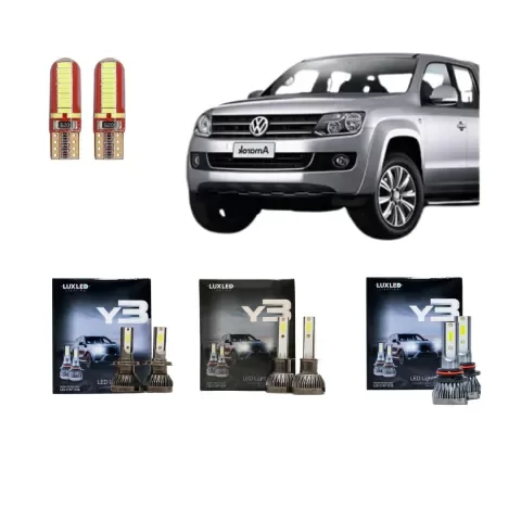 Producto - Kit Cree Led Y3 Luz Baja Alta Y Antiniebla Volkswagen Amarok Hasta 2015
