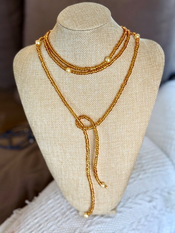 Producto - Collar largo Dorado