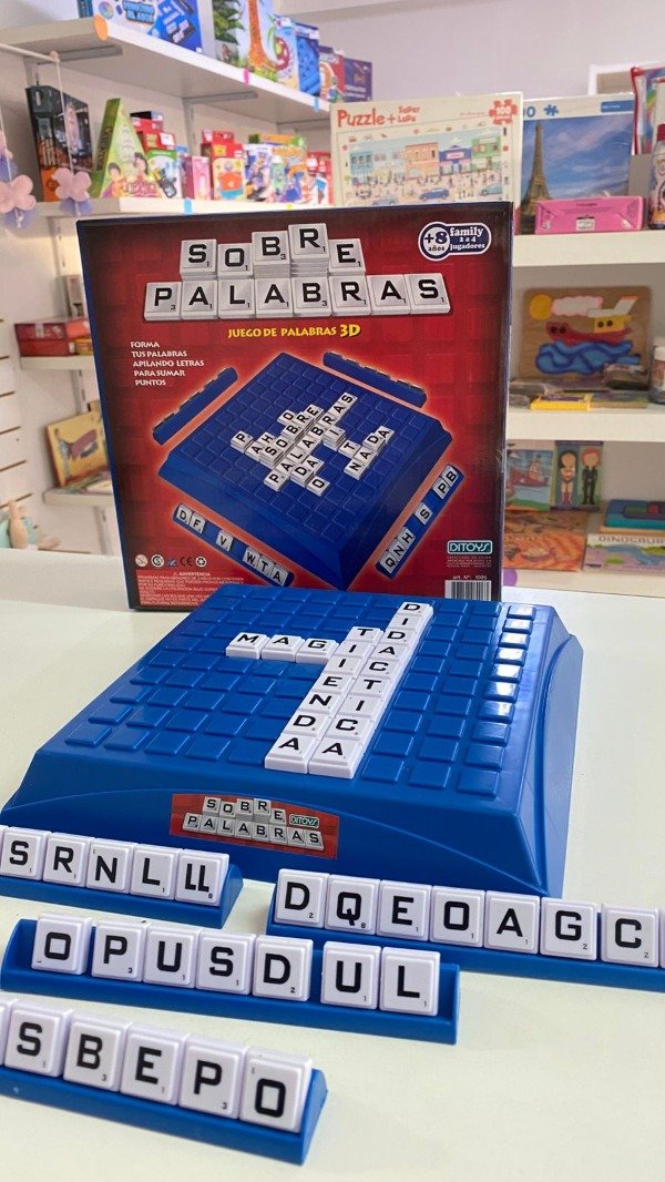 Producto - Juego de mesa- Sobre palabras 3D- Wi