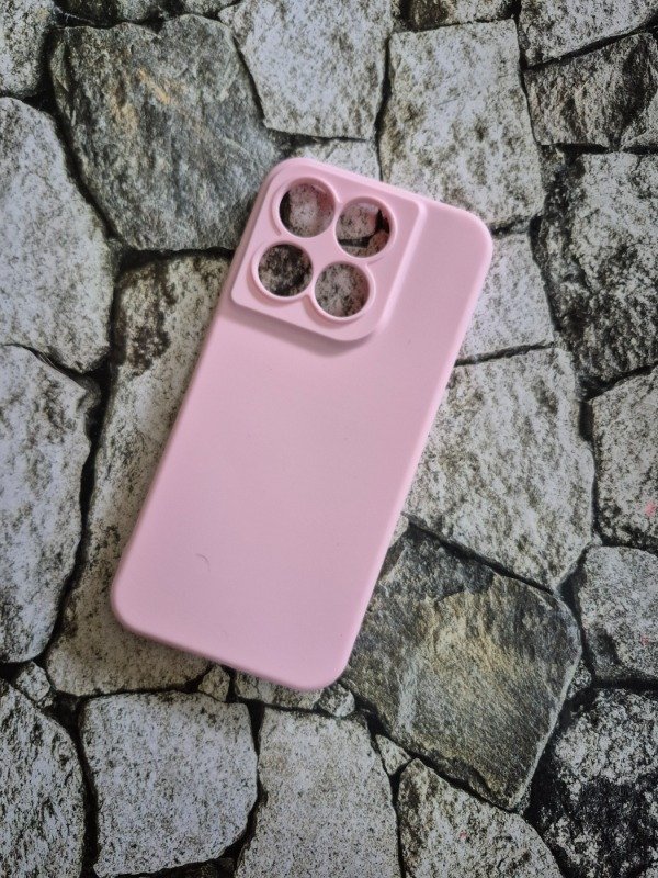 Producto - Funda tpu simil silicon sin felpa Moto G17 rosa