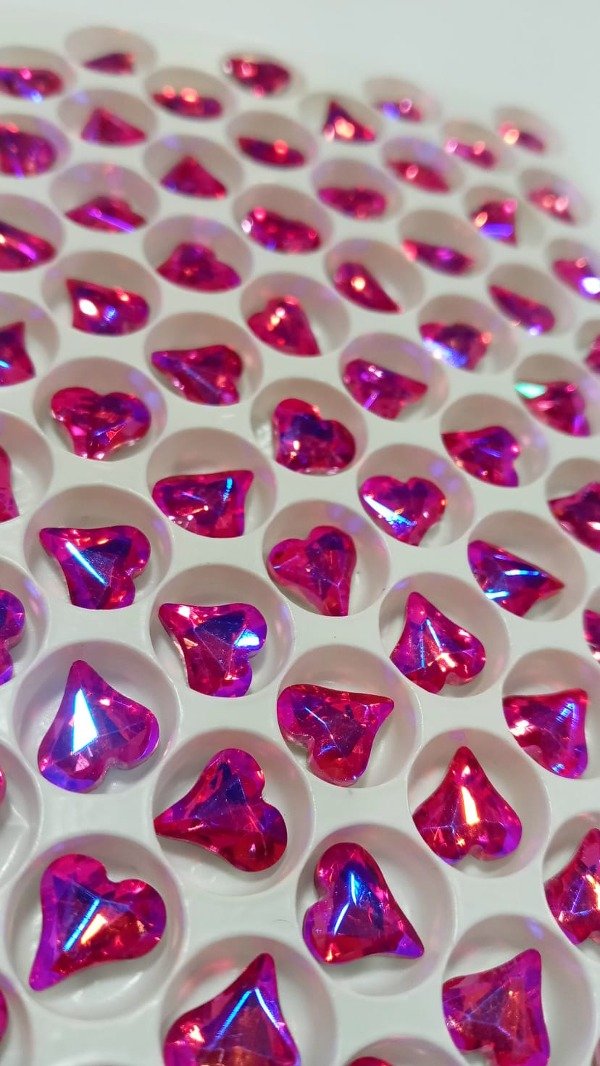 Producto - Corazon fucsia (vidrio cónico)