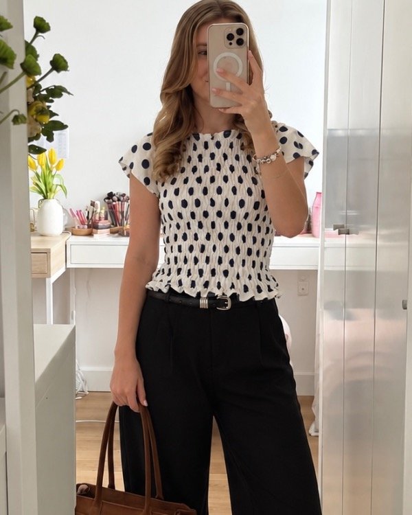 Producto - Blusa Grace estampadas (cuadrille, rayas y lunares) - 5