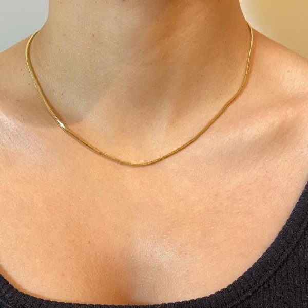 Producto - Cadenita elegant Fina dorada 1mm