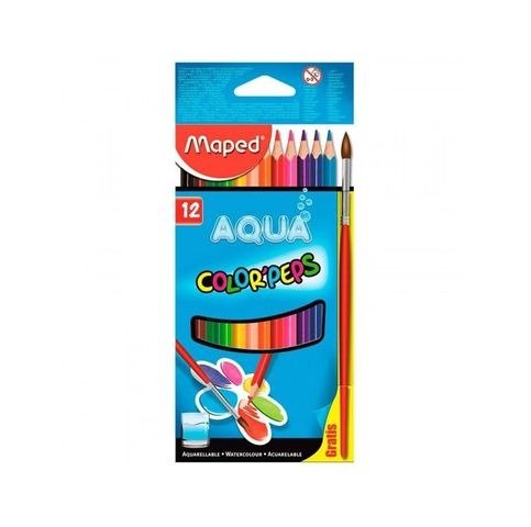 Producto - LAPIZ DE COLOR ACUARELABLE LARGO CAJA X12 MAPED