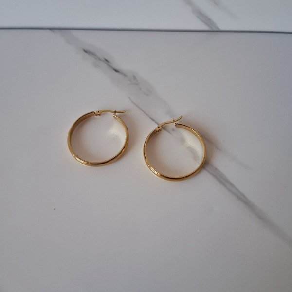 Producto - AROS OLIVO 3 CM AC. DORADO