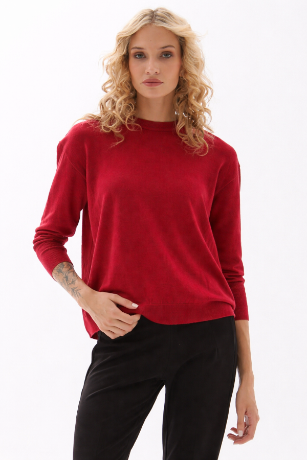 Producto - Sweater Básico liso Luciana Cherry