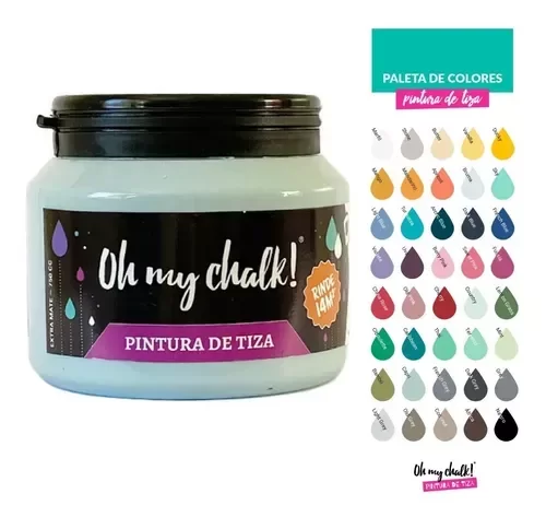 Producto - Pintura a la Tiza Oh my chalk! 220cc - 1