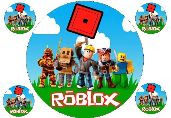 Producto - LAMINA ROBLOX 18 REDONDO