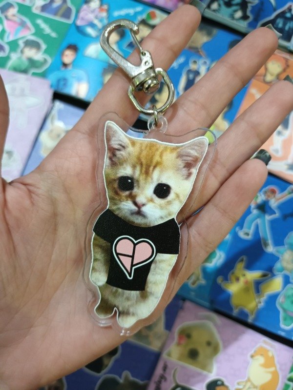 Producto - Llavero Michi Black Pink