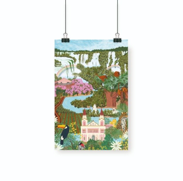 Producto - Lámina CATARATAS - Ana Laura Perez - 20x30cm